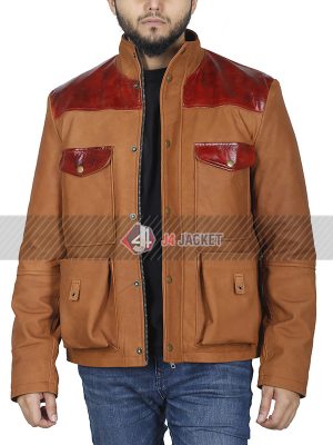 Dr. Ben Bass The Mountain Between Us 2017 Leather Jacket
