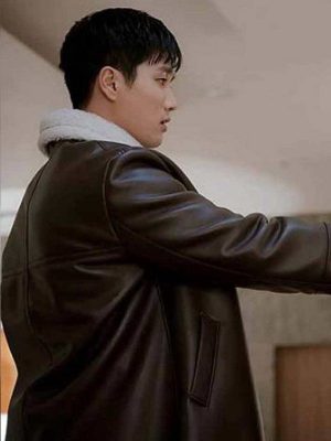 TV Series Itaewon Class S01 Ahn Bo Hyun Shearling Leather Trench Coat
