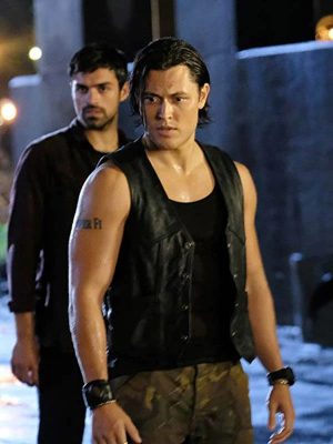 John Proudstar Tv Series The Gifted Blair Redford Black Leather Vest