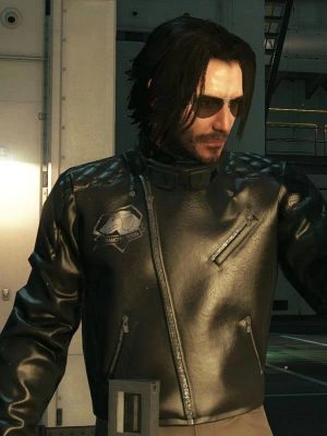 Johnny Silverhand Video Game Cyberpunk 2077 Biker Leather Jacket