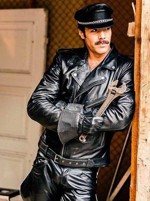 Niklas Hogner Tom of Finland Movie Keke Biker Black Leather Jacket
