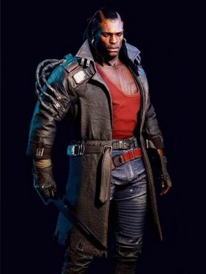 Placide Cyberpunk 2077 Leather Trench Coat