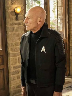 Star Trek Picard Season 2 Jean-luc Picard Black Wool Jacket