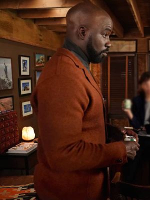 TV Series Evil Mike Colter Brown Wool Coat