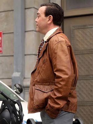 Andy Samberg Brooklyn Nine-Nine Brown Biker Leather Jacket