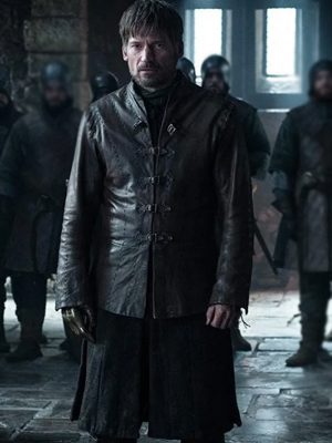 Jaime Lannister Game of Thrones Black Leather Jacket
