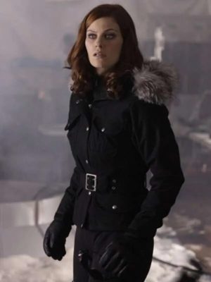 Tess Mercer Smallville Cassidy Freeman Black Cotton Jacket