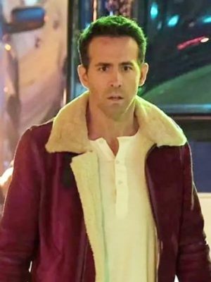 Clint Briggs Spirited Ryan Reynolds Maroon Jacket