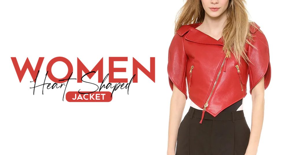 women heart shape jacket