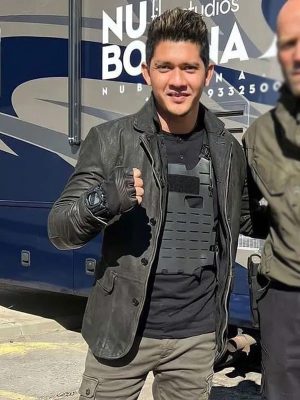 The Expendables 4 Iko Uwais Black Leather Jacket