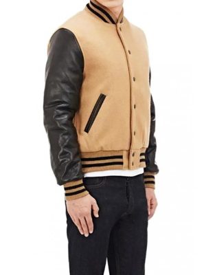 Men’s Golden Bear Brown Wool Varsity Jacket