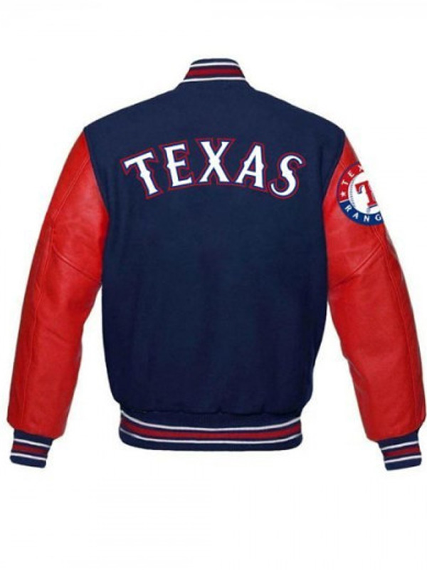 Vintage TEXAS RANGERS MLB Red Blue White Colorway Windbreaker Jacket Adult  Large Size - BIDSTITCH