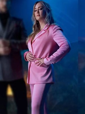Ashley Johnson The Last Of Us Pink Suit
