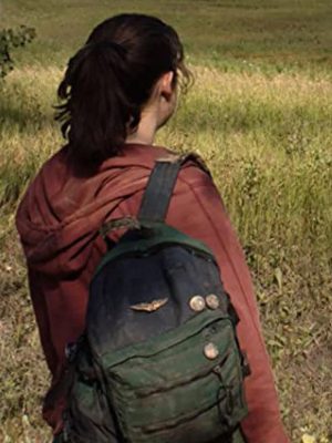 The Last Of Us Series Bella Ramsey Maroon Hooded Jacket