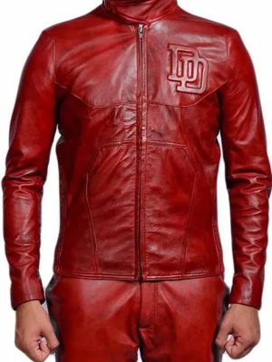 Ben Affleck Daredevil Red Leather Jacket