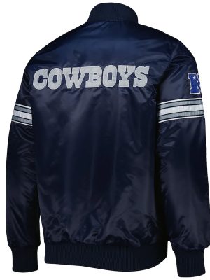Dallas Cowboys Pick and Roll Blue Varsity Jacket