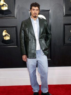 Omar Apollo Grammy 2023 Leather Jacket