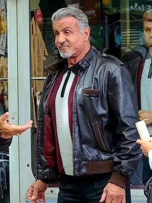 Tulsa King Sylvester Stallone Leather Jacket