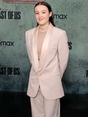 Bella Ramsey TV Series The Last Of Us 2023 Ellie Williams Pink Suit