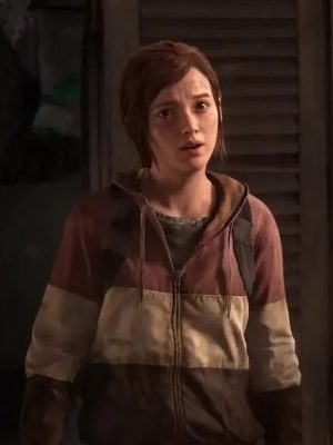 The Last Of Us Game Ellie Multi Color Hooded Jacket