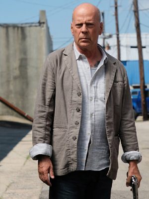 Valmora Assassin Bruce Willis Grey Cotton Jacket