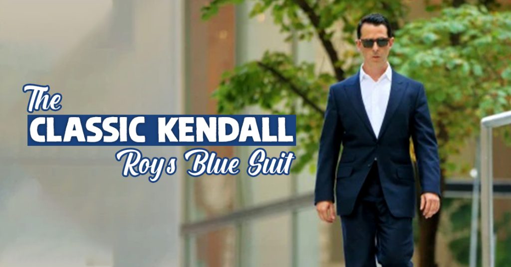 02 Classic Kendall Roy's Blue Suit 