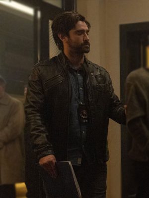 Tv Series Muted Aitor Luna Black Leather Jacket