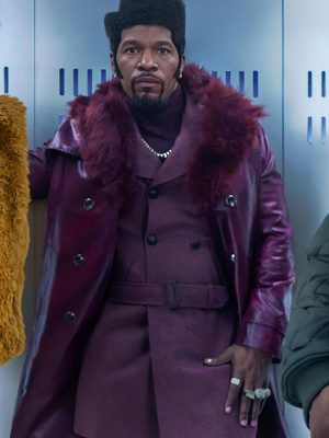 They Cloned Tyrone Jamie Foxx Leather Coat