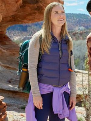 A National Park Romance 2023 Lauren Blue Puffer Vest
