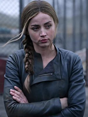 Ana de Armas Ghosted 2023 Leather Jacket