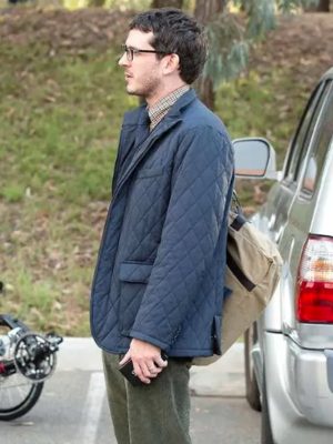 Tate Ellington The Mindy Project S03 Blue Quilted Jacket