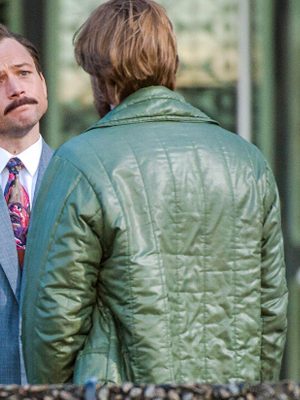 Movie Tetris Nikita Efremov Green Quilted Jacket