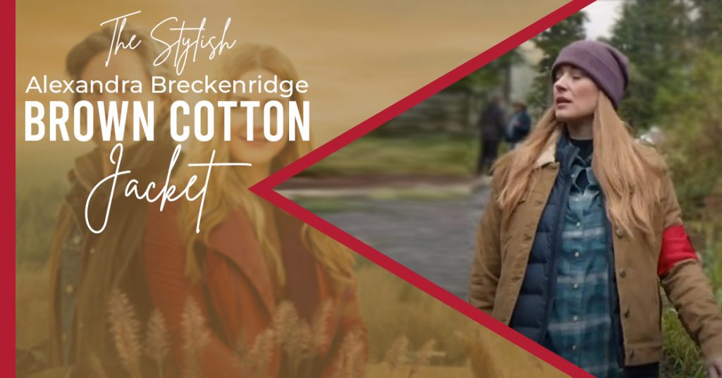 The Stylish Alexandra Breckenridge Brown Cotton Jacket