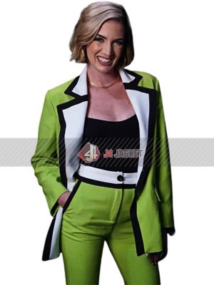 Megan Morant WWE Smackdown 2023 Green Suit