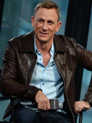 James Bond Skyfall Daniel Craig Brown Leather Jacket