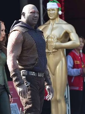 Guardians of the Galaxy Vol. 3 Dave Bautista Brown Leather Vest