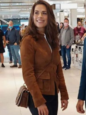 Hayley Atwell Mission Impossible 7 2023 Brown Jacket