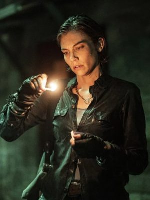 The Walking Dead: Dead City 2023 Maggie Rhee Black Leather Jacket
