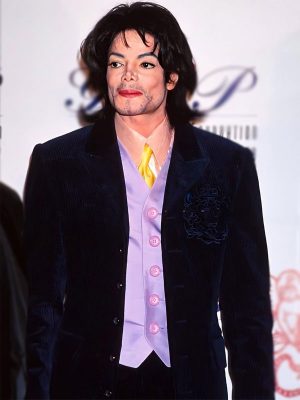 Singer Michael Jackson Foundation Trust Black Blazer Coat