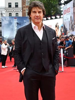 Ethan Hunt Mission: Impossible - Dead Reckoning Part One 2023 Movie Premiere Black Suit