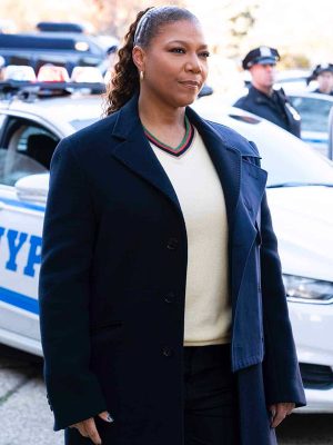 Robyn McCall TV Series The Equalizer Blue Wool Coat