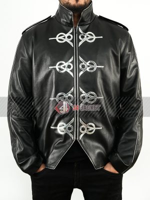 V8 Michael Jackson Black Leather Jacket