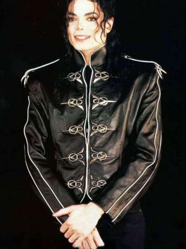 Singer Michael Jackson V8 Black Leather Jacket - J4Jacket