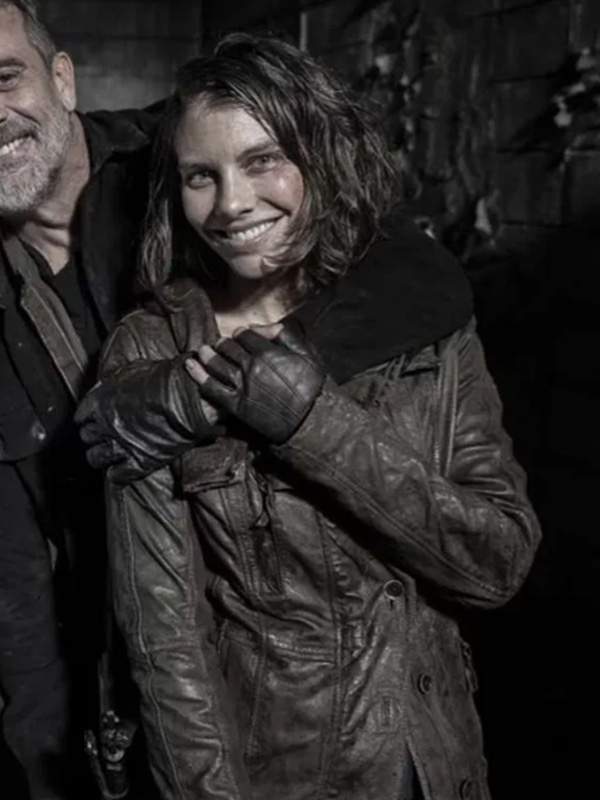 The Walking Dead Dead City S01 Maggie Rhee Black Leather Jacket