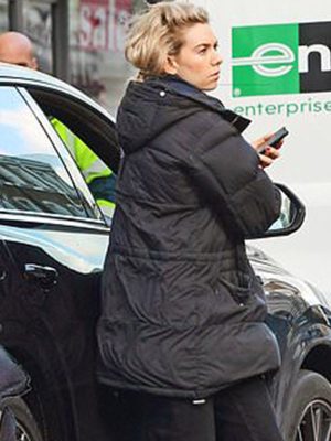 Vanessa Kirby Mission Impossible 7 Puffer Hooded Coat
