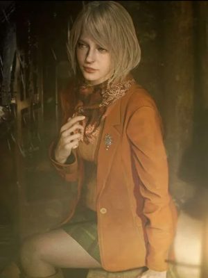 Ashley Graham Resident Evil 4 Brown Blazer Coat