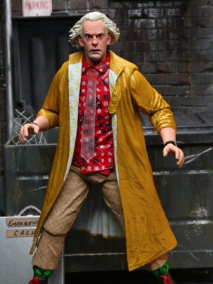 Back to the Future 2 Dr. Emmett Brown Yellow Trench Coat