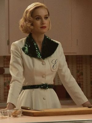 Lessons in Chemistry S01 Brie Larson White Wool Trench Coat