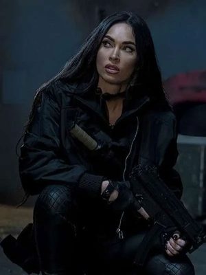 Gina The Expendables 4 2023 Megan Fox Black Jacket
