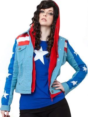 Young Avengers Miss America Chavez Blue Denim Jacket